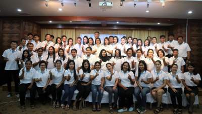 รุ่นที่ 8 BUU โครงการอบรมเชิงปฏิบัติการ หลักสูตร : การสำรวจข้อมูลภาคสนามและการบันทึกข้อมูลการสำรวจด้วยการจัดทะเบียนทรัพย์สินด้วยโปรแกรมทะเบียนทรัพย์สิน (LTAX3000) ระหว่างวันที่ 19 - 22 เม.ย. 2562 ณ โรงแรมร้อยเกาะ จ.สุราษฎร์ธานี