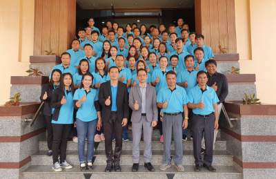 รุ่นที่ 3 BUU โครงการอบรมเชิงปฏิบัติการ หลักสูตร : เทคนิคการสำรวจข้อมูลภาคสนาม การใช้ข้อมูลรูปแปลงที่ดินและข้อมูลเอกสารสิทธิของที่ดินจากกรมที่ดิน มาใช้จัดทำแผนที่ภาษีและทะเบียนทรัพย์สินฯ ระหว่างวันที่ 1 - 4 พ.ย. 2562 ณ โรงแรมบ้านเชียง จ. อุดรธานี