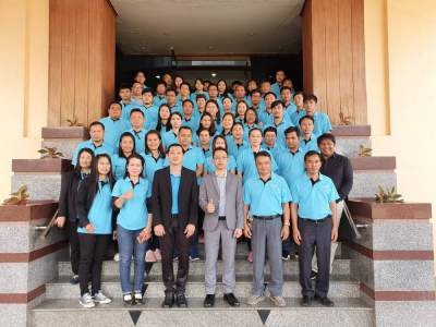 รุ่นที่ 3 BUU โครงการอบรมเชิงปฏิบัติการ หลักสูตร : เทคนิคการสำรวจข้อมูลภาคสนาม การใช้ข้อมูลรูปแปลงที่ดินและข้อมูลเอกสารสิทธิของที่ดินจากกรมที่ดิน มาใช้จัดทำแผนที่ภาษีและทะเบียนทรัพย์สินฯ ระหว่างวันที่ 1 - 4 พ.ย. 2562 ณ โรงแรมบ้านเชียง จ. อุดรธานี