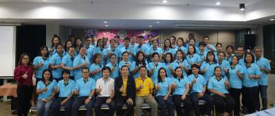 รุ่นที่ 4 BUU โครงการอบรมเชิงปฏิบัติการ หลักสูตร : เทคนิคการสำรวจข้อมูลภาคสนาม การใช้ข้อมูลรูปแปลงที่ดินและข้อมูลเอกสารสิทธิของที่ดินจากกรมที่ดิน มาใช้จัดทำแผนที่ภาษีและทะเบียนทรัพย์สินฯ ระหว่างวันที่ 8 - 11 พ.ย. 2562 ณ โรงแรมเมย์ ฟาวเวอร์ แกรนด์ จ. พิษณุโลก