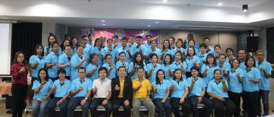 รุ่นที่ 4 BUU โครงการอบรมเชิงปฏิบัติการ หลักสูตร : เทคนิคการสำรวจข้อมูลภาคสนาม การใช้ข้อมูลรูปแปลงที่ดินและข้อมูลเอกสารสิทธิของที่ดินจากกรมที่ดิน มาใช้จัดทำแผนที่ภาษีและทะเบียนทรัพย์สินฯ ระหว่างวันที่ 8 - 11 พ.ย. 2562 ณ โรงแรมเมย์ ฟาวเวอร์ แกรนด์ จ. พิษณุโลก