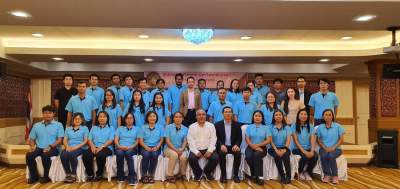 รุ่นที่ 5 BUU โครงการอบรมเชิงปฏิบัติการ หลักสูตร : เทคนิคการสำรวจข้อมูลภาคสนาม การใช้ข้อมูลรูปแปลงที่ดินและข้อมูลเอกสารสิทธิของที่ดินจากกรมที่ดิน มาใช้จัดทำแผนที่ภาษีและทะเบียนทรัพย์สินฯ ระหว่างวันที่ 16 - 19 พ.ย. 2562 ณ โรงแรมโคราช โฮเต็ล จ.นครราชสีมา