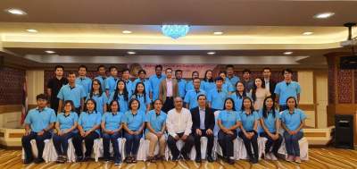 รุ่นที่ 5 BUU โครงการอบรมเชิงปฏิบัติการ หลักสูตร : เทคนิคการสำรวจข้อมูลภาคสนาม การใช้ข้อมูลรูปแปลงที่ดินและข้อมูลเอกสารสิทธิของที่ดินจากกรมที่ดิน มาใช้จัดทำแผนที่ภาษีและทะเบียนทรัพย์สินฯ ระหว่างวันที่ 16 - 19 พ.ย. 2562 ณ โรงแรมโคราช โฮเต็ล จ.นครราชสีมา