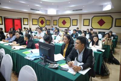 รุ่นที่ 4 BUU โครงการอบรมหลักสูตรเชิงปฏิบัติการ หลักสูตร : ขั้นตอนและวิธีการดำเนินการจัดเก็บภาษีที่ดินและสิ่งปลูกสร้างฯ วันที่ 14 - 17 กันยายน 2562 ณ โรงแรมกิจตรงวิลล์ รีสอร์ท จังหวัดอุบลราชธานี